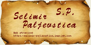 Selimir Paljevštica vizit kartica